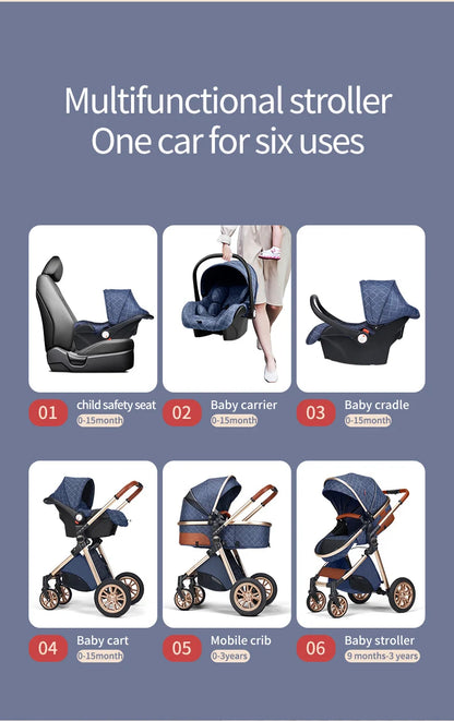 3 in 1 Stroller - Ohberri