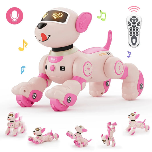 Robot Dog Toy for Kids Voice 2.4GHz Remote Control Robot Pet Touch Sensor 20+ Mode Ohberri