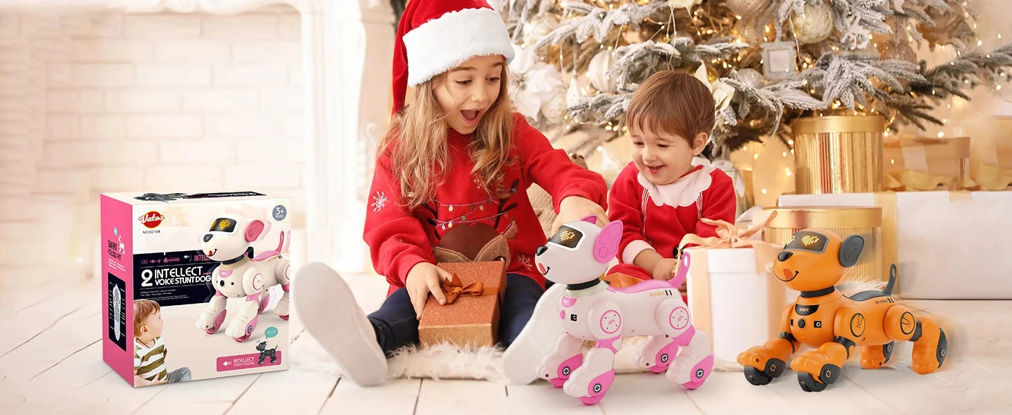 Robot Dog Toy for Kids Voice 2.4GHz Remote Control Robot Pet Touch Sensor 20+ Mode Ohberri