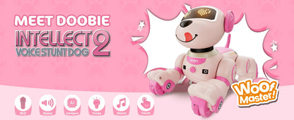 Robot Dog Toy for Kids Voice 2.4GHz Remote Control Robot Pet Touch Sensor 20+ Mode Ohberri