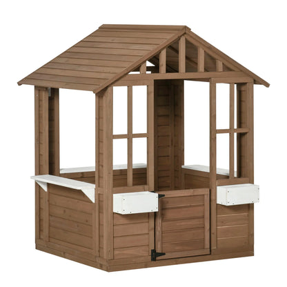 Kids Wooden Playhouse Cottage Ohberri