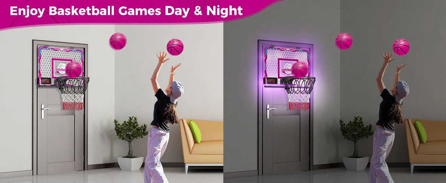 Basketball Hoop Mini Scoreboard for Girls Ohberri