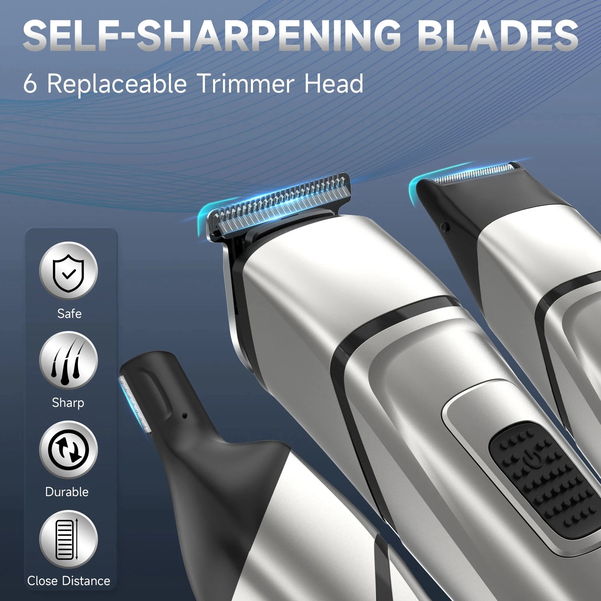 Electric Hair Clippers Shaver For Men's 5 In 1 Professional Ohberri