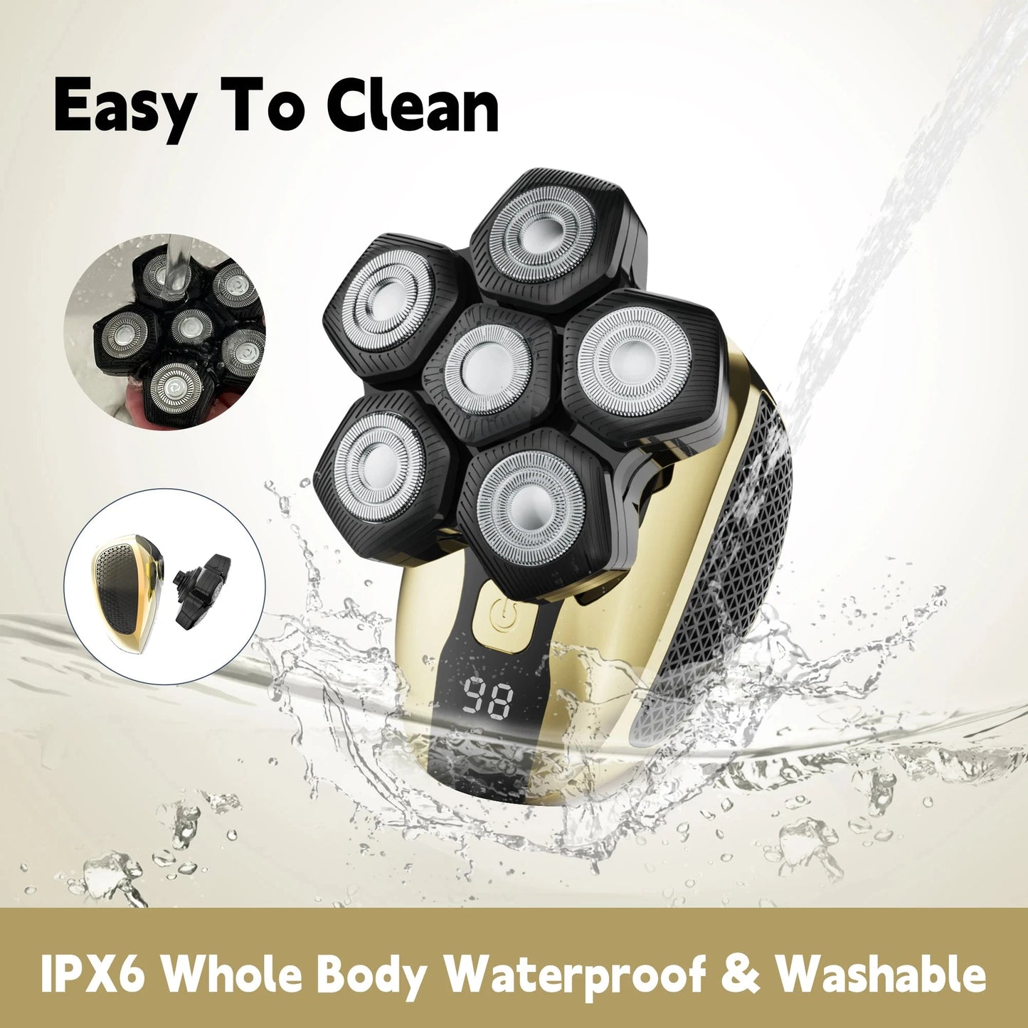 6D Floating Head Shavers for Men Ohberri