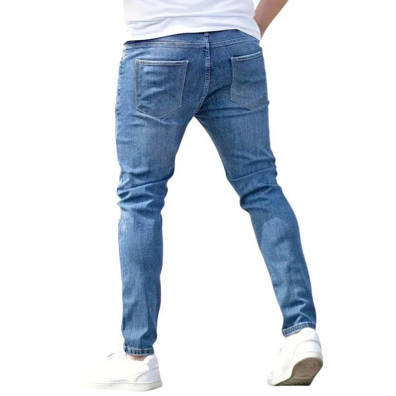 Mens Jeans Casual Skinny Pants Stretch Denim Ohberri