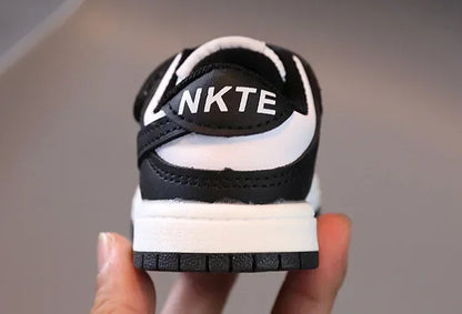 2025 New Toddler Baby Kids Fashion Design Walking Shoes Sneakers White Non-slip Casual Shoes Boys Breathable Outdoor Board Shoes Ohberri