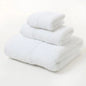 3pcs Luxurious Cotton Towel Set Ultra Soft Highly Absorbent Includes 1 Bath Towels 1 Hand Towels 1 Washcloths - Ohberri