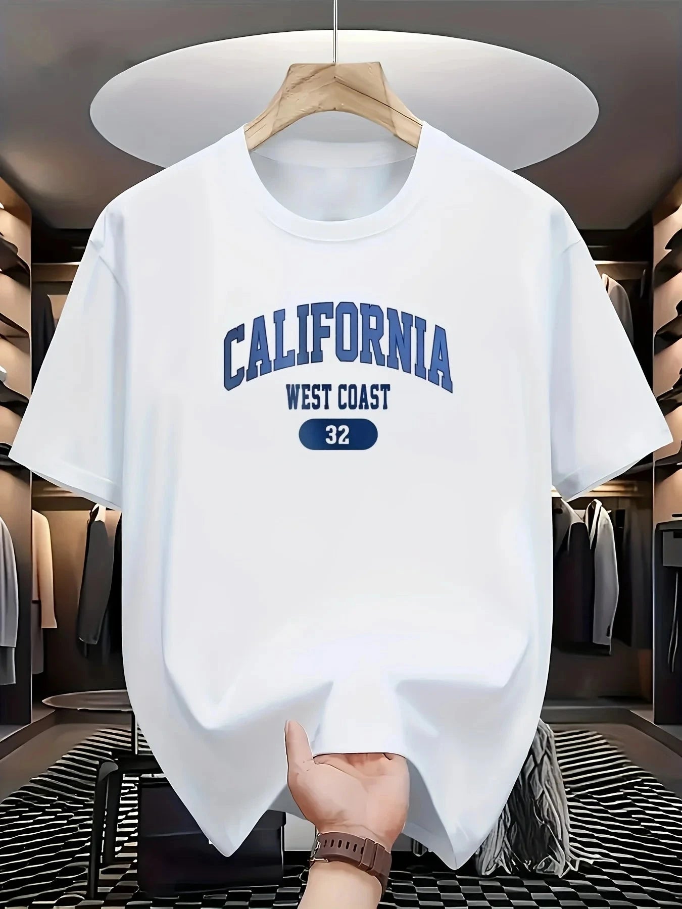 California West Coast Graphic Tee - Soft, Breathable, Round Neck Short Sleeve T-Shirt Ohberri