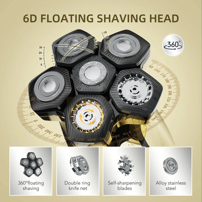 6D Floating Head Shavers for Men Ohberri