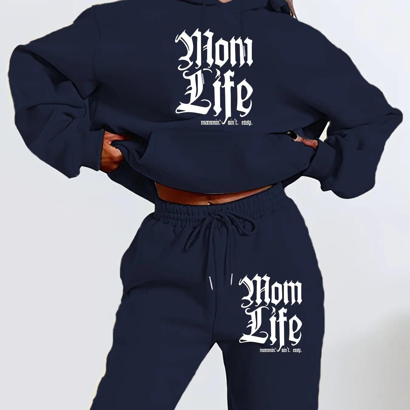Women's autumn and winter hoodie+sweatpants set Ohberri