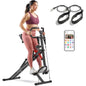 Row-N-Ride PRO, Full Body Combo Squat Machine w/Optional Resistance Band Ohberri