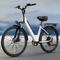 Peak 750W E26 Electric Bike 26x2" Commuter Tires 48V 10.4Ah 20MPH Speed 7-Speeds LCD Display - Ohberri