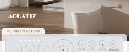 Smart Toilet with Bidet, Built-in Tank Ohberri