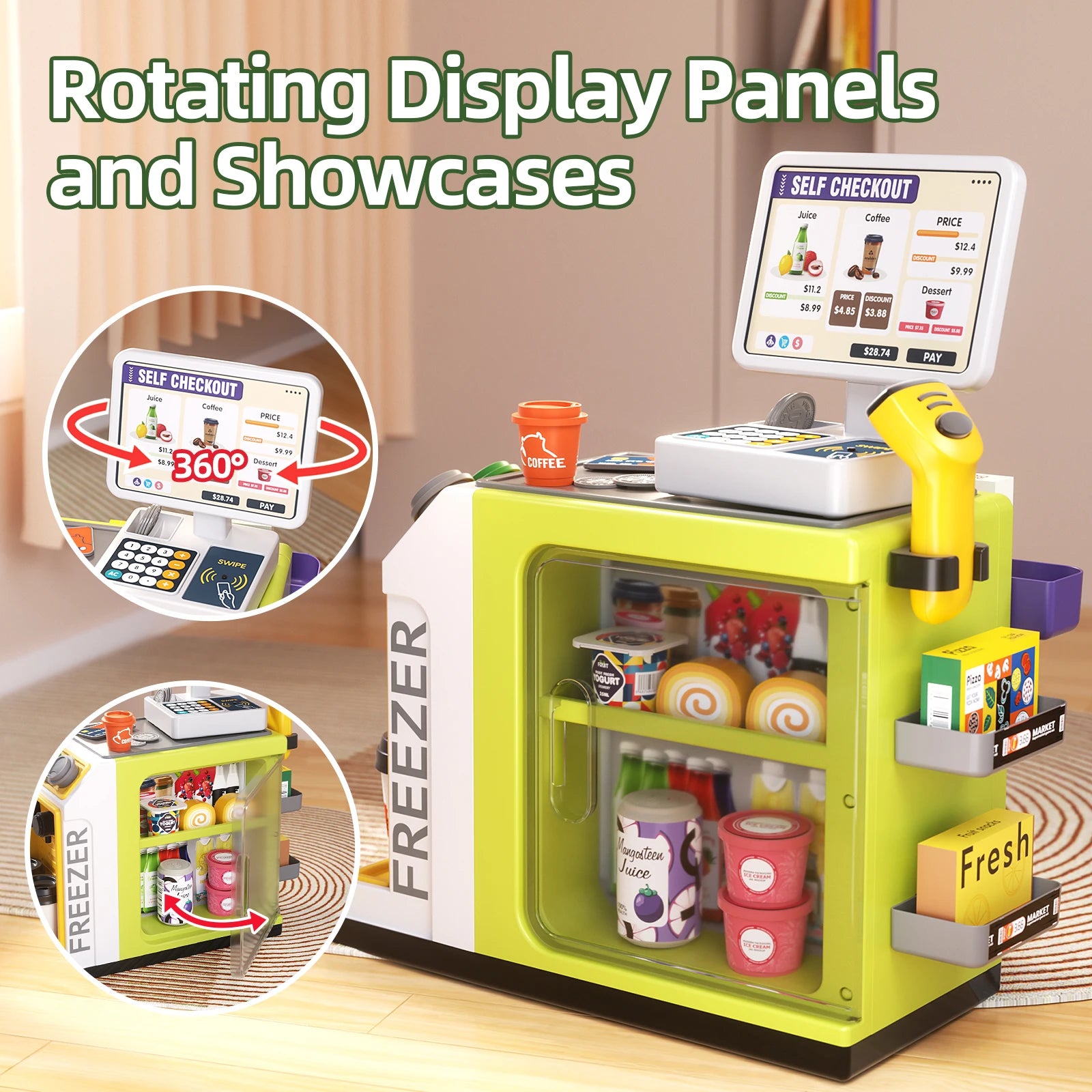 Children's Supermarket Radio Toy Vending Machine - Ohberri