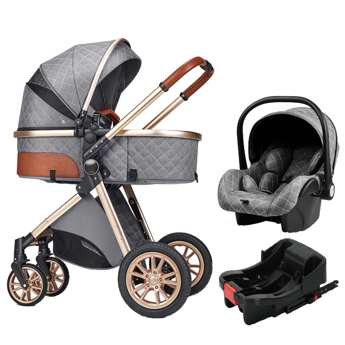 3 in 1 Baby Stroller - Ohberri