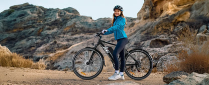 1000W Motor Peak 48V Electric Bike 26 inch Electric Mountain Bike 50Miles Range 20MPH - Ohberri