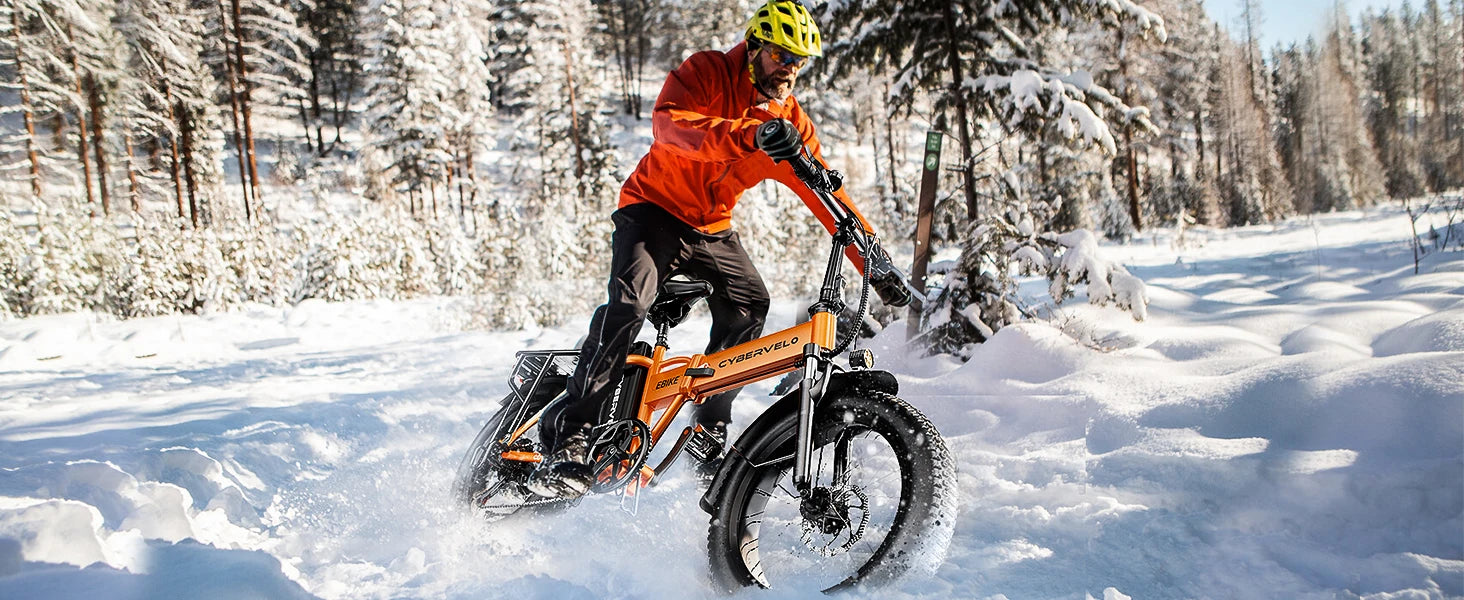 1000W Folding Electric Bike, 48V 20AH 30+MPH, 80 Miles Max Range, 20" Tire - Ohberri