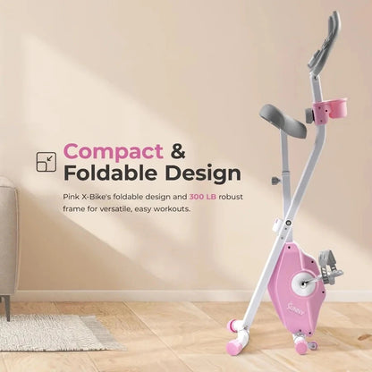 Smart Folding Portable Compact Exercise Bike Ohberri
