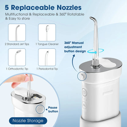 Oral Irrigator Water Flosser Portable Ohberri