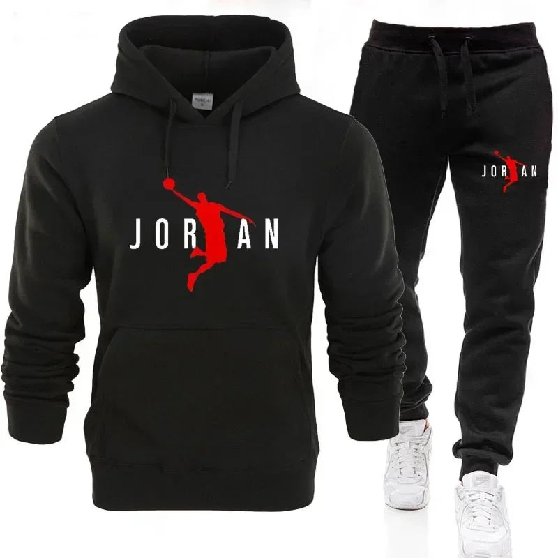 Men's Tracksuit Hoodie Pants 2Pcs Sets Ohberri