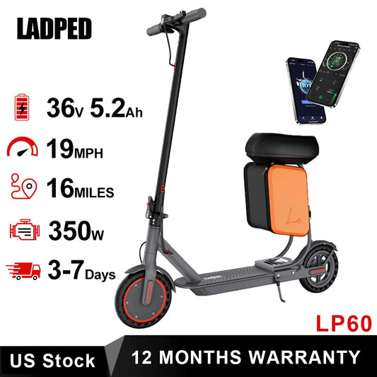 350W 19mph APP Smart Control Scooter 8.5inch tire 16miles Max Range Ohberri