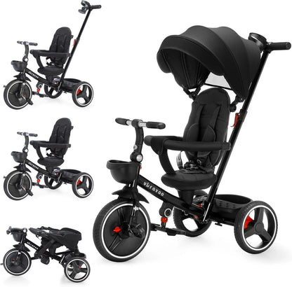 Tricycle Stroller Bike , 5-in-1, Adjustable Canopy, Sitting & Lying,Celerity - Ohberri