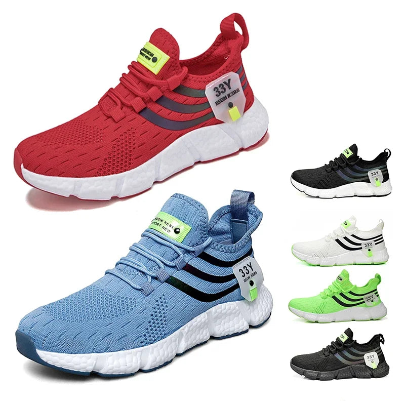Men Breathable Comfortable Casual Running Shoes Ohberri