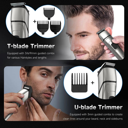 Electric Hair Clippers Shaver For Men's 5 In 1 Professional Ohberri