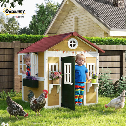 Wooden Playhouse for Kids Ohberri