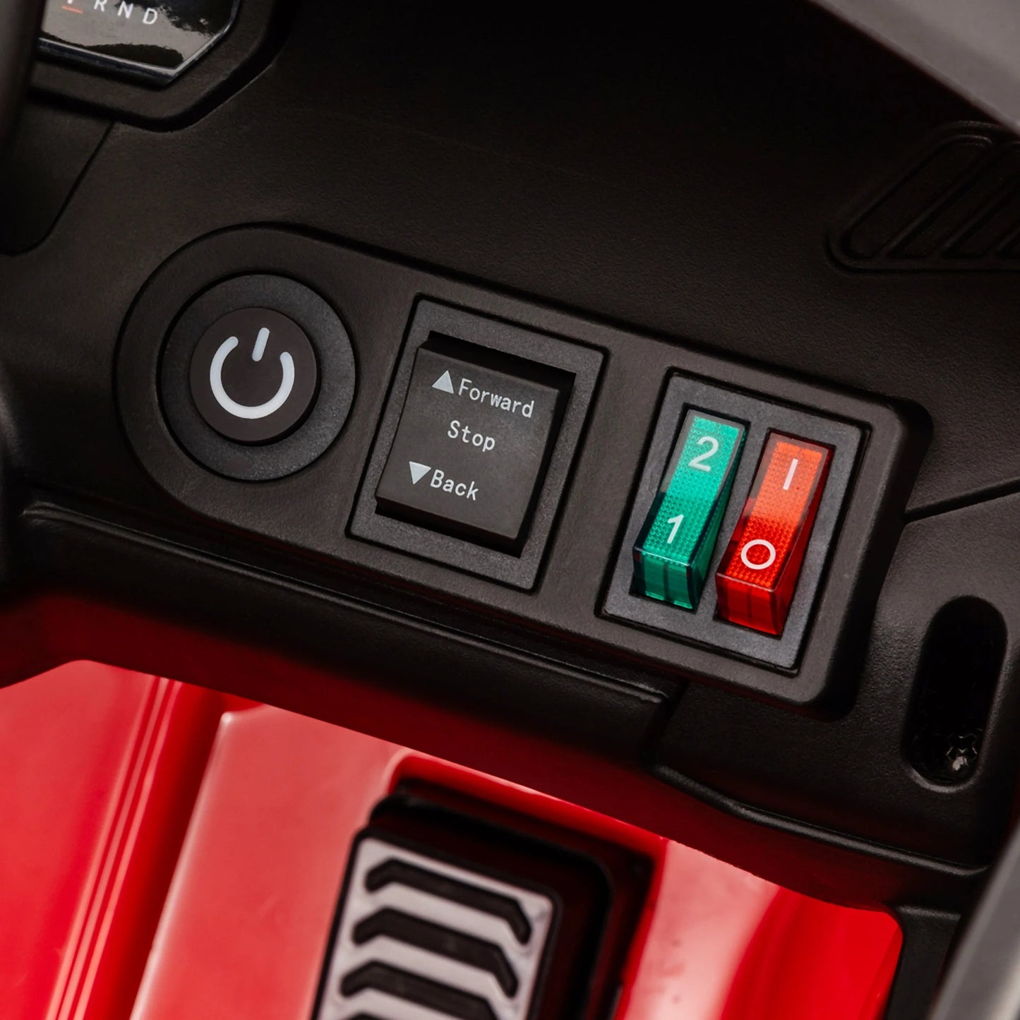 12V Chevrolet Silverado Ev Rst Licensed Kids Electric Car, Red Ohberri