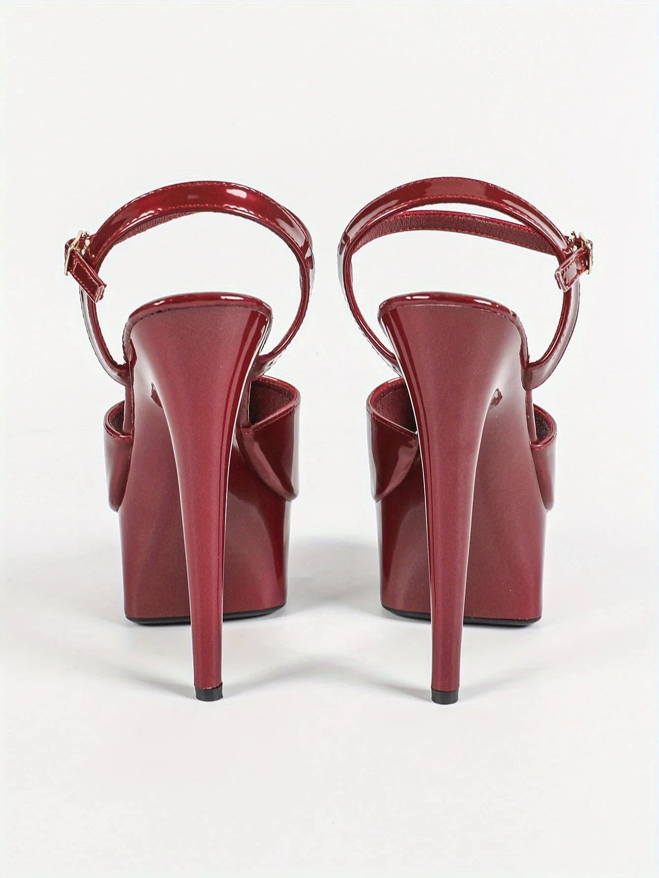 Leather Slim High-heel- Khaki Color Ohberri