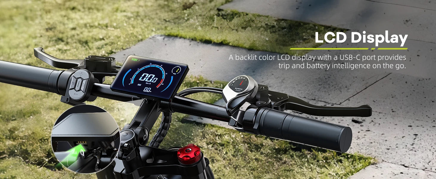 High speed electric ebike for adults, 52V ebike,40AH battery ,full suspension bicycle,hydraulic ebike,fat tyre 26inch 3000W - Ohberri