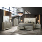 Modern King 5PC Bedroom Set with Wood Construction & LED Headboard Lighting - Ohberri