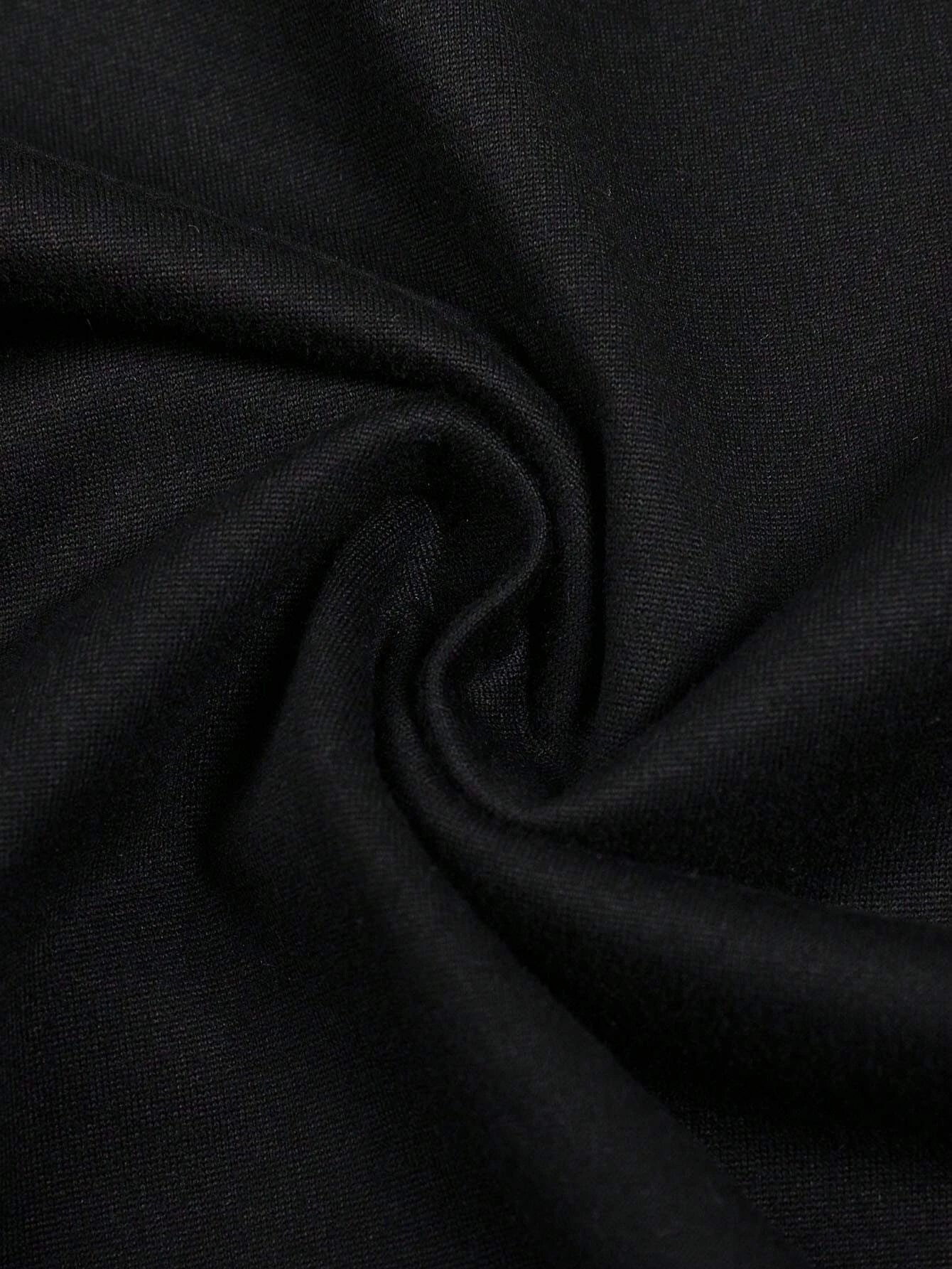 Pig Chef Letter Graphic Print T-Shirt Ohberri