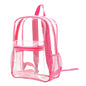 Transparent PVC Outdoor Sports Fitness Knapsack Casual Travel Visible Backpack Large Capacity Waterproof Shoulders Bag - Ohberri
