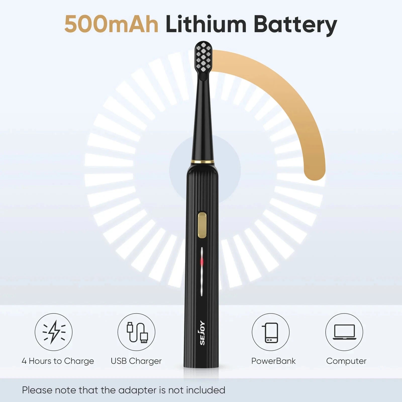 Sonic Rechargeable Ultra Whitening Electric Toothbrush Ohberri