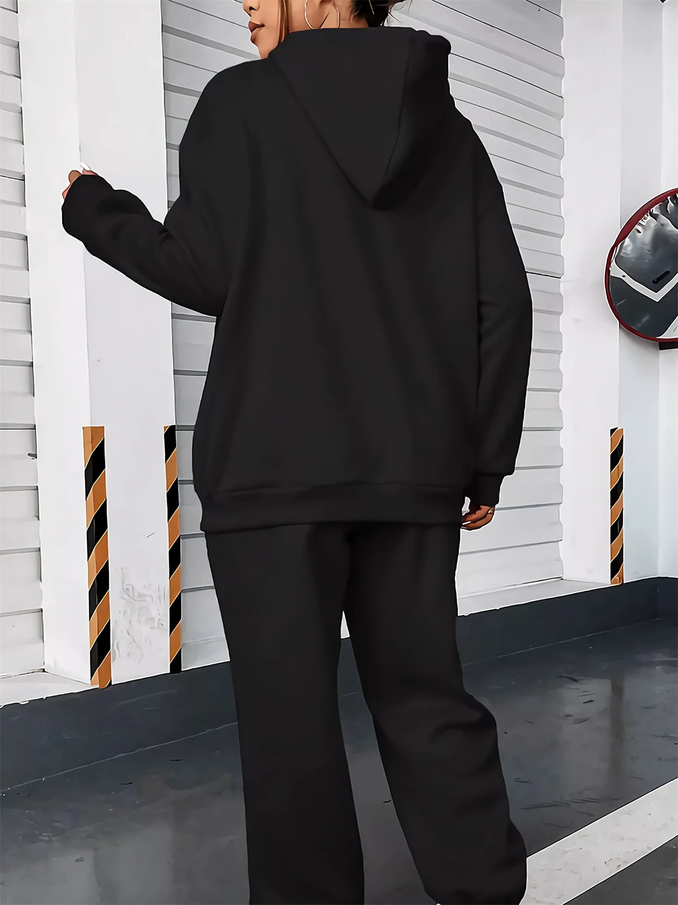 Women's autumn and winter hoodie+sweatpants set Ohberri