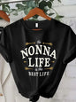 "Nonna Life is the Best Life" Women's Casual T-Shirt Ohberri