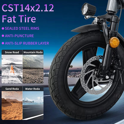 Electric Bikes 25MPH 600W Peak Motor,24-32Miles - Ohberri