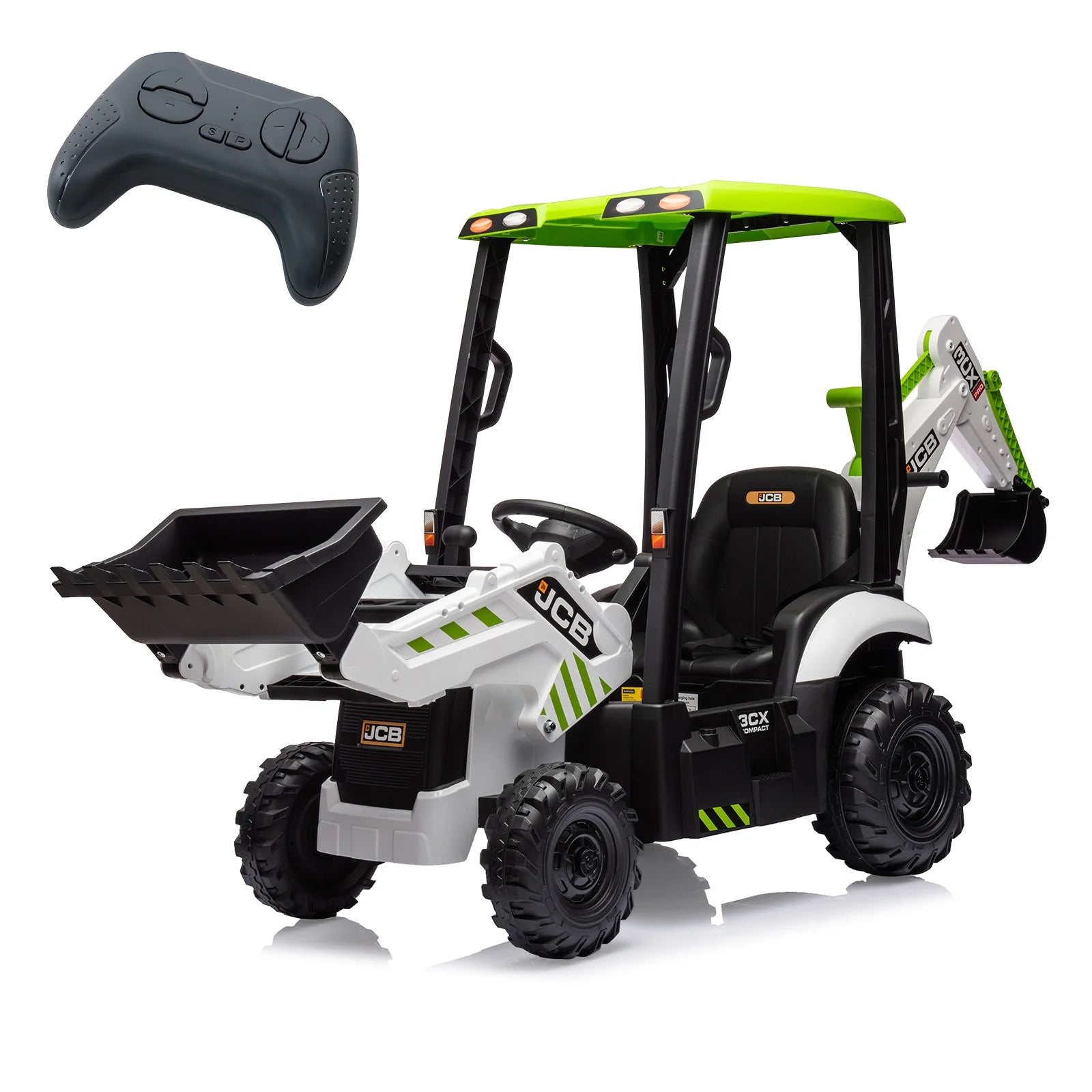 4 in 1 Ride on Excavator & Bulldozer With Remote Control Ohberri