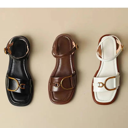 Leather Retro Fashion Sandals Ohberri