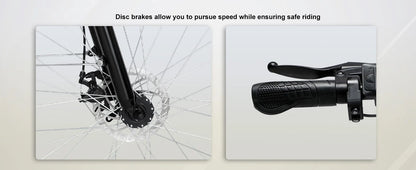 1000W Motor Peak 48V Electric Bike 26 inch Electric Mountain Bike 50Miles Range 20MPH - Ohberri