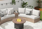 Furniture Sets, 3 Piece Half-Moon Sectional Round Sofa Set - Ohberri