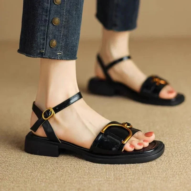 Leather Retro Fashion Sandals Ohberri