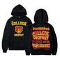 Rapper Kanye West Graduation Printed Hoodie Ohberri
