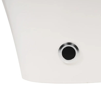 Smart Toilet with Foot Sensor Auto Flush Soft Close Heated Seat Night Light Ohberri