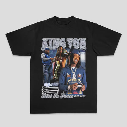 King Von Tshirt Graphic
