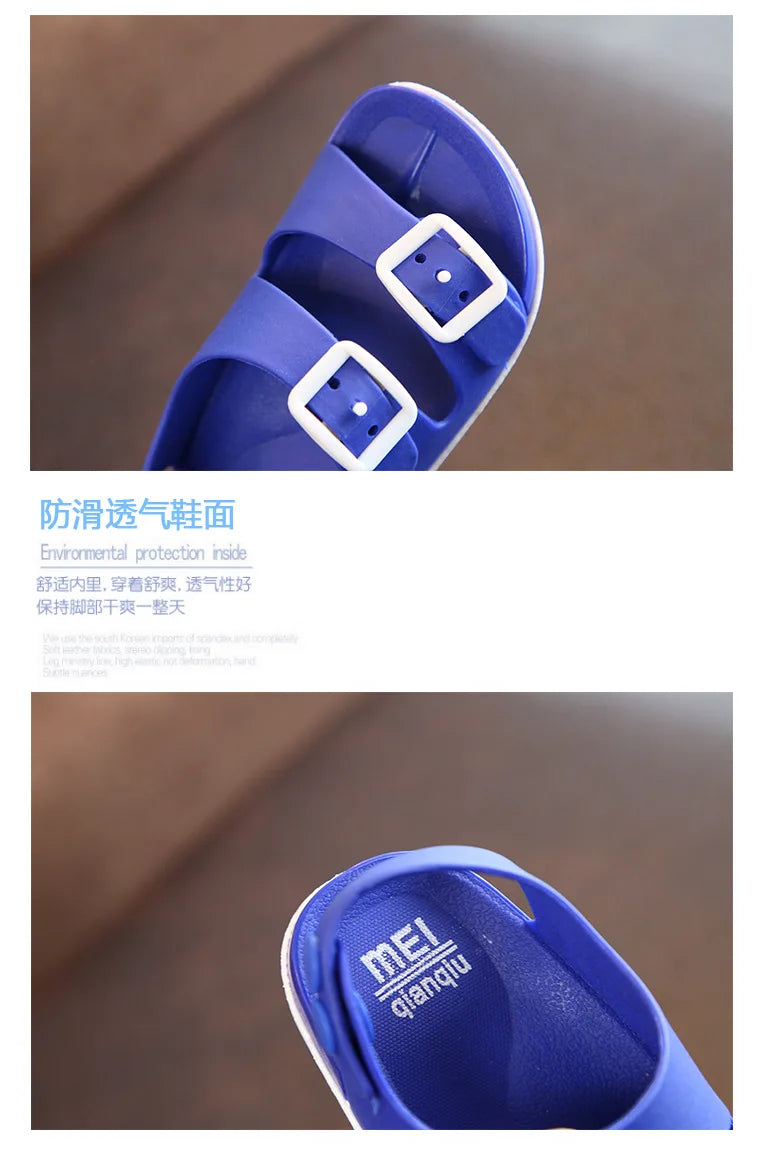 Kids Sandals Boys Girls Beach Shoes Soft Lightweight Closed-Toe Outdoor Children's Toddler Sandasl for Baby Shoes Summer Ohberri