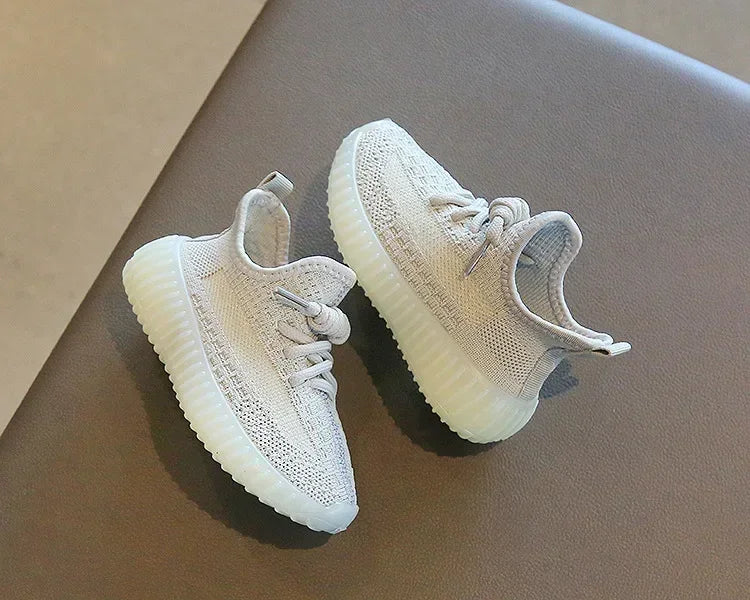 Casual Breathable Soft Bottom Kids Tennis Shoes Ohberri