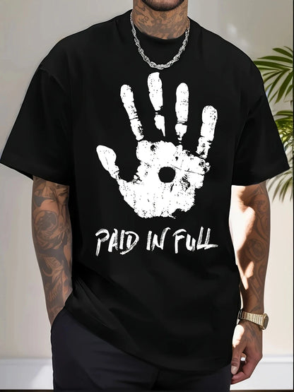 Paid In Full Tshirt Round Neck Short Sleeve Ohberri
